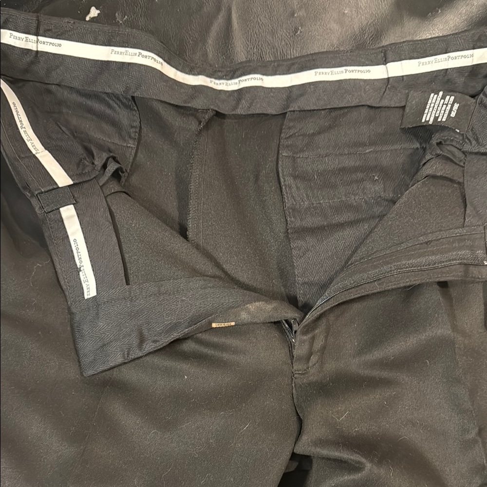 Perry Ellis Classic Black Trousers